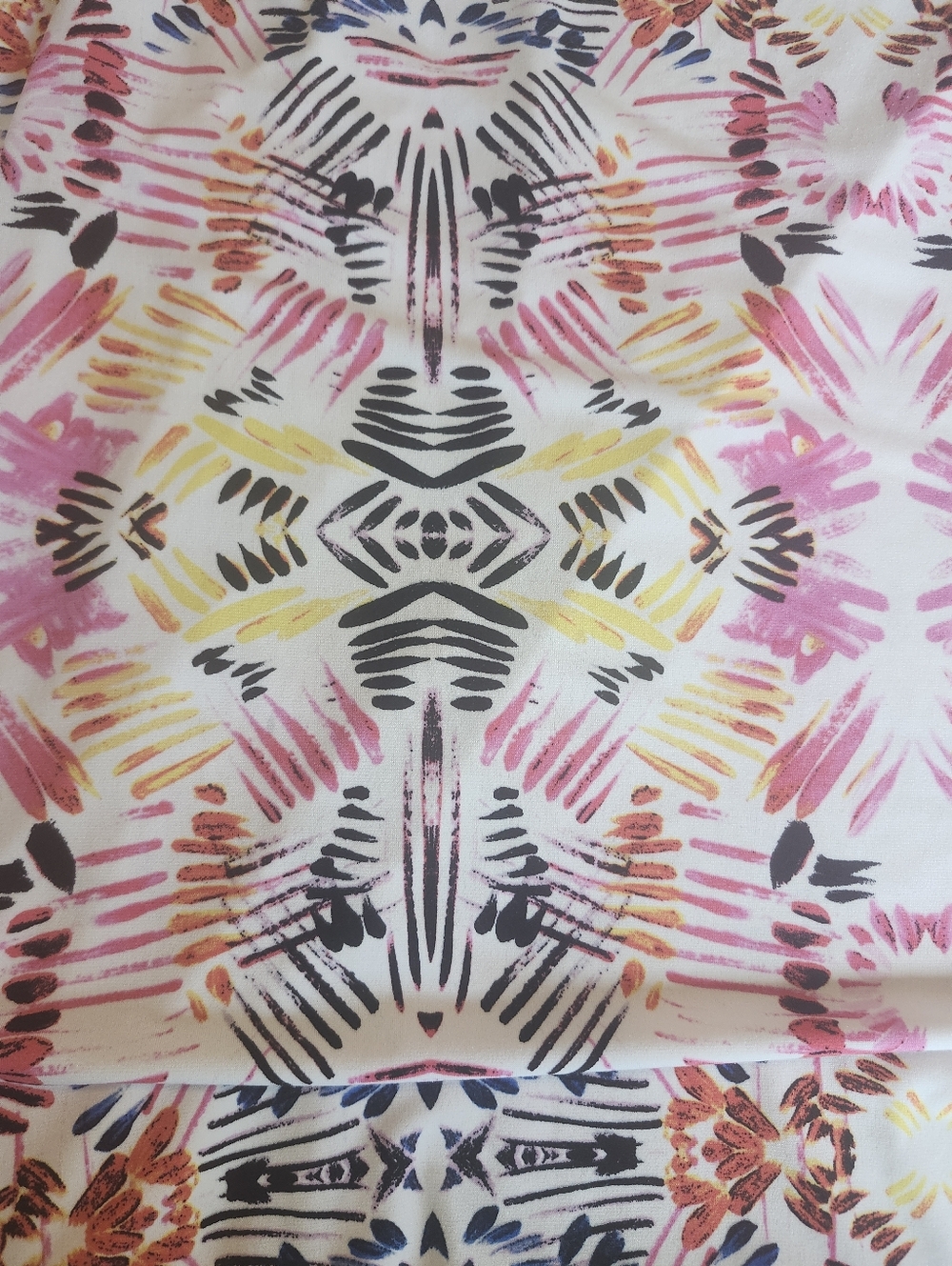 Ivanka Trump Razorback Halter Gold Ring Multicolor Abstract Print Maxi Dress S L - Picture 8 of 11